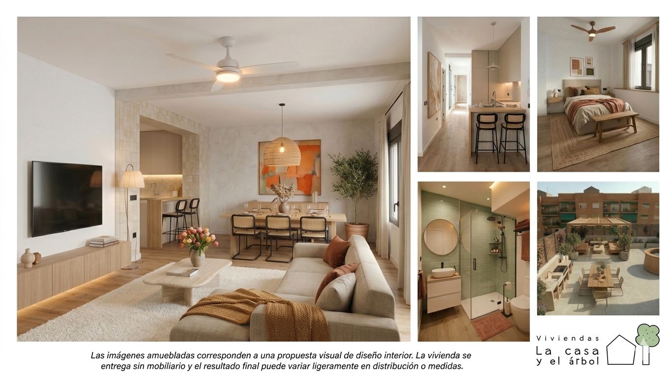 Wohnzimmer von Dachboden zum Verkauf in Badajoz Capital mit Terrasse