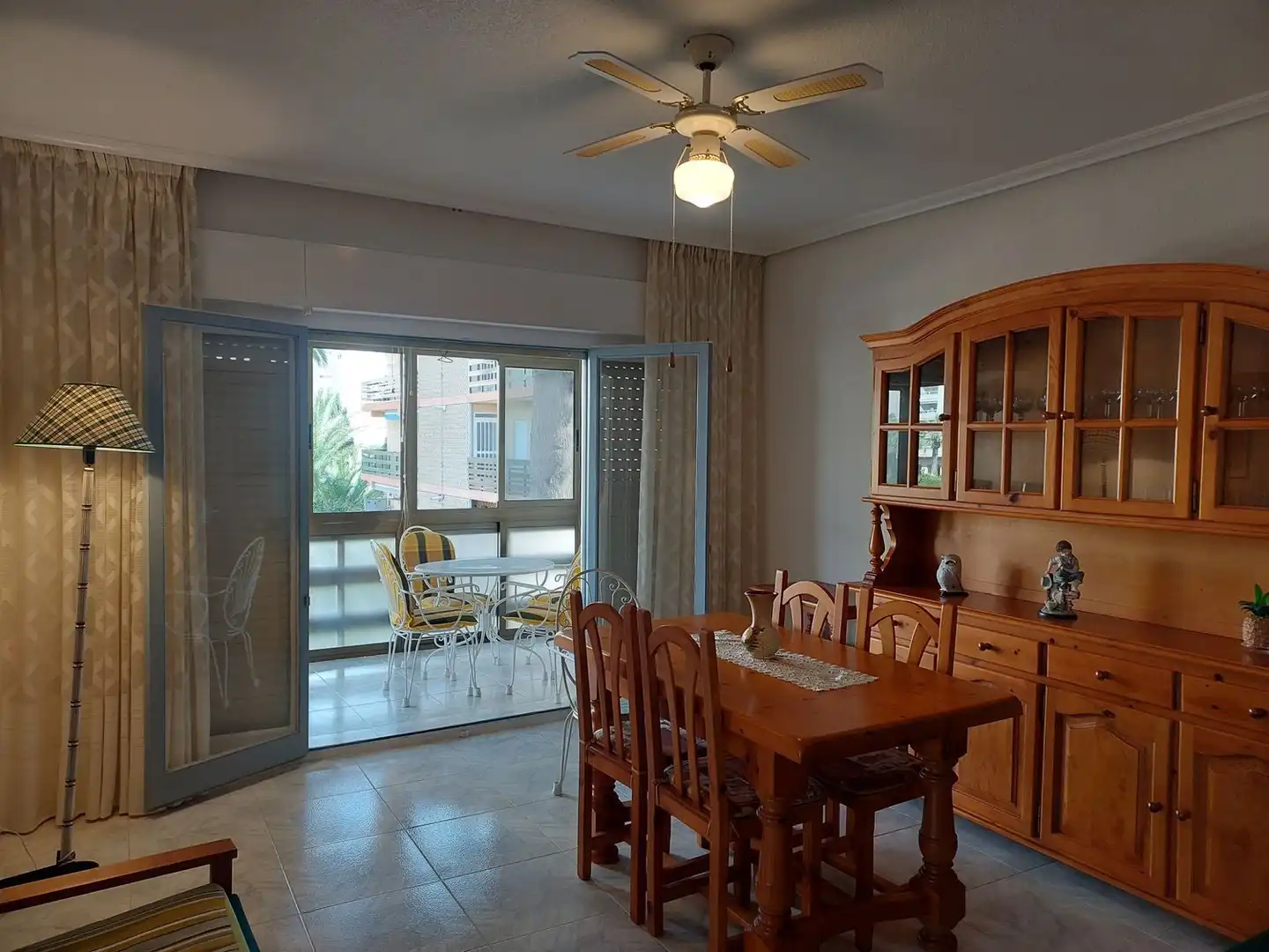 Dining room of Flat for sale in El Campello  with Terrace, Furnished and Community pool