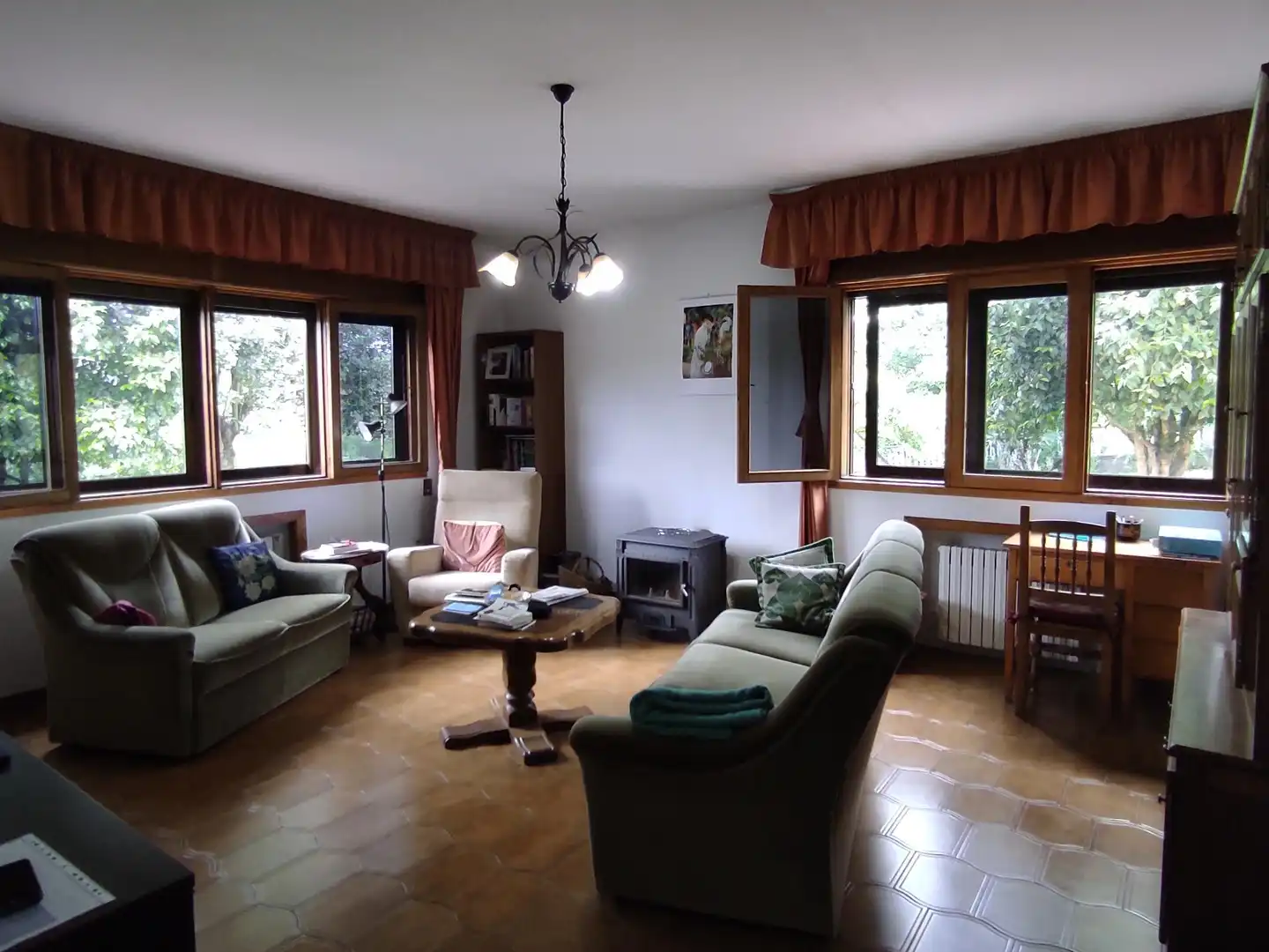 Sala de estar de Casa o chalet en venta en Vila de Cruces con Calefacción, Jardín privado y Terraza