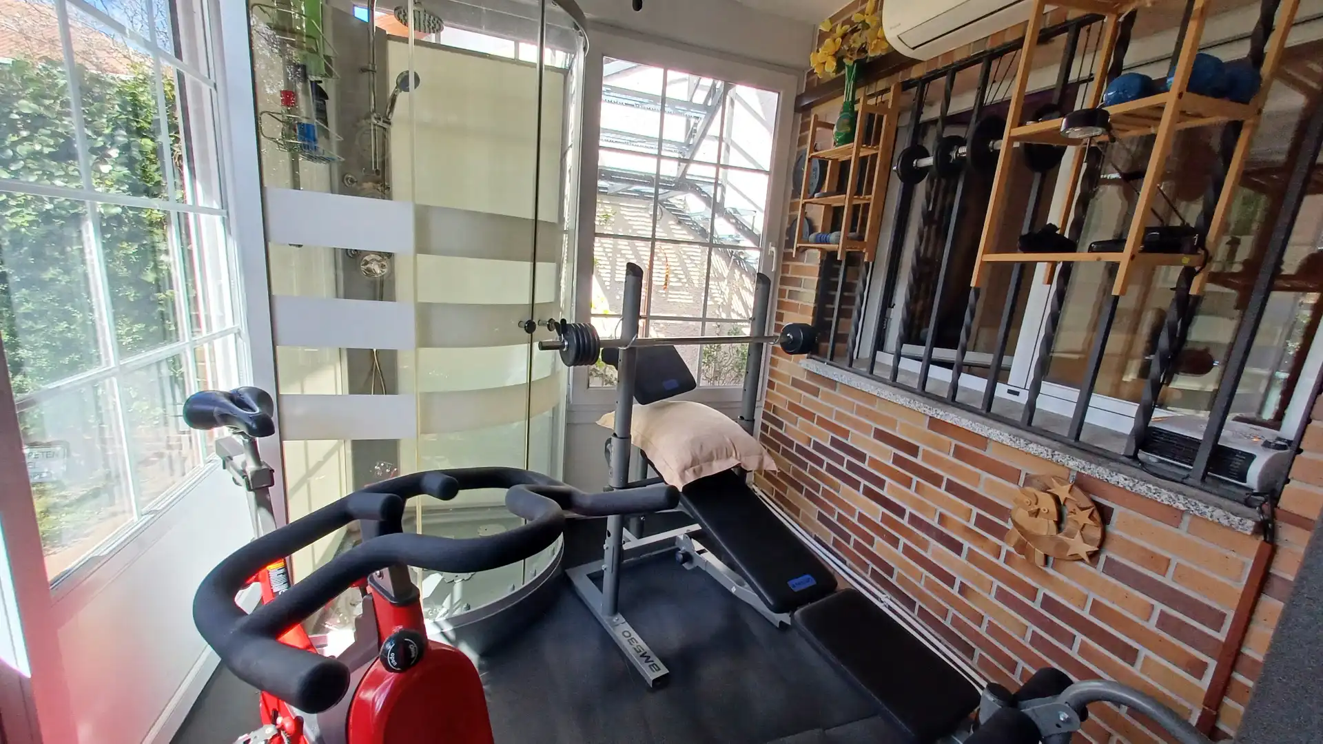 Balcony of Houses for sale in Moralzarzal  with Air Conditioner, Private garden and Terrace