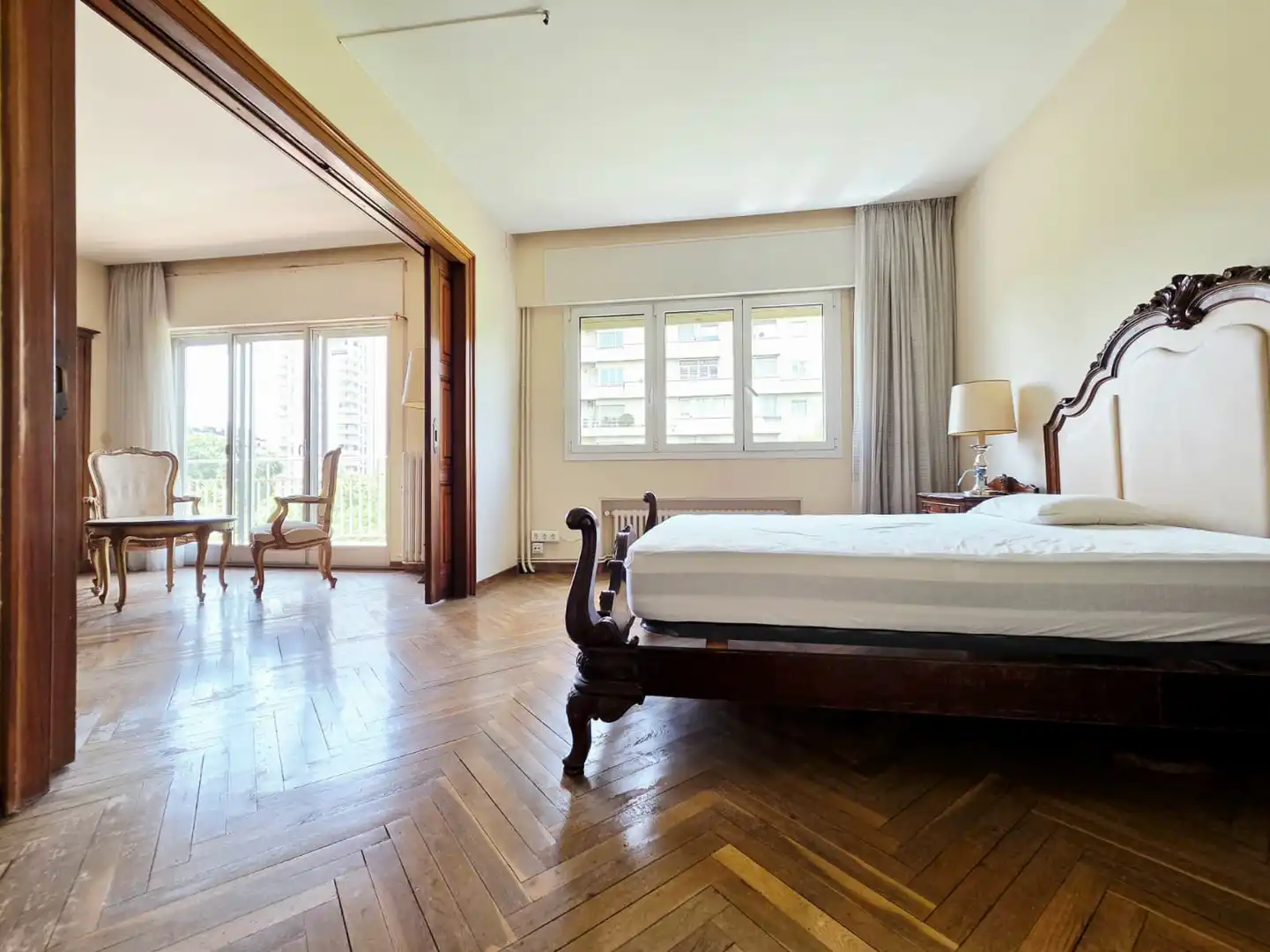Bedroom of Flat for sale in Barcelona  with Air Conditioner, Heating and Parquet flooring