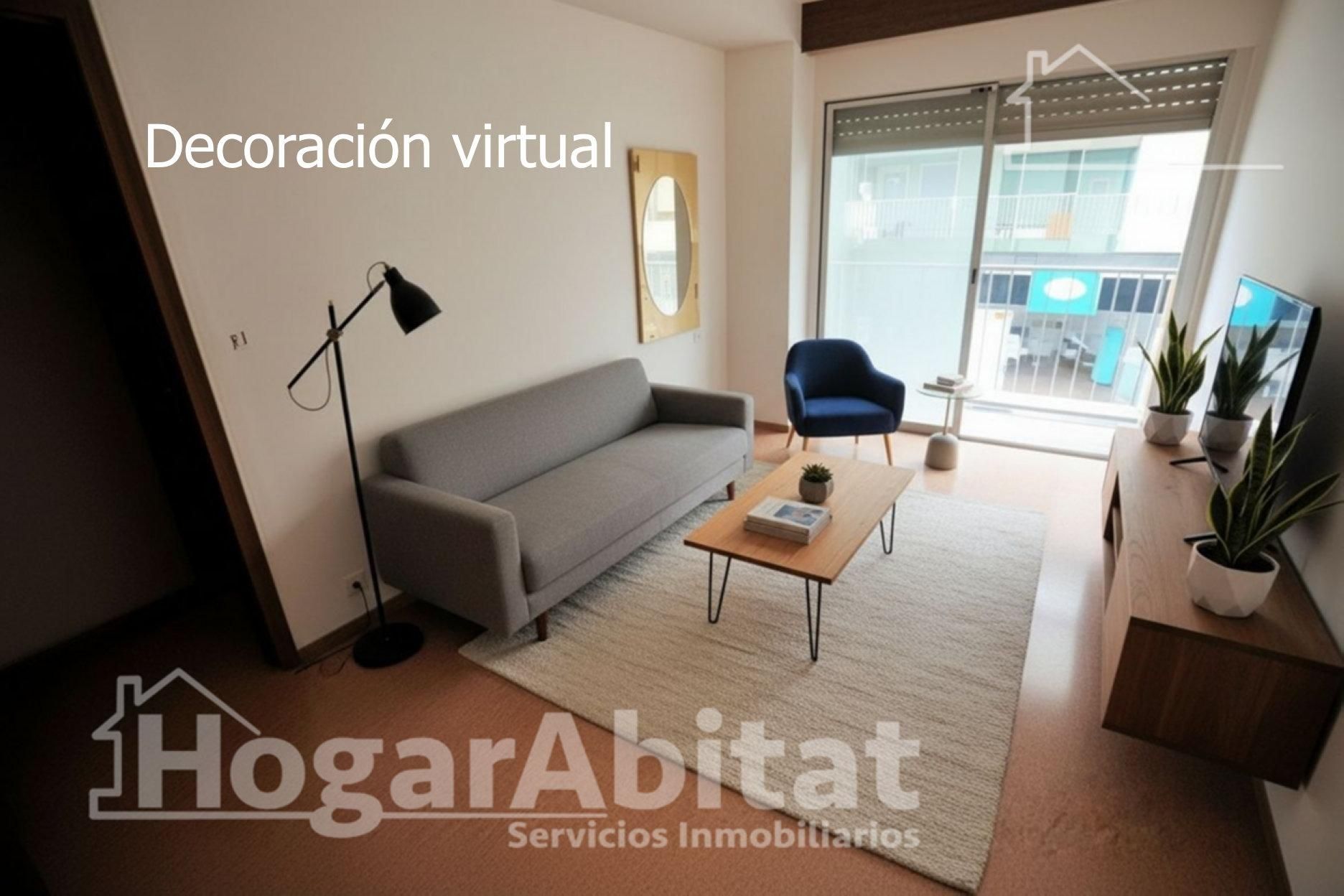 Sala de estar de Piso en venta en Mislata con Terraza y Balcón