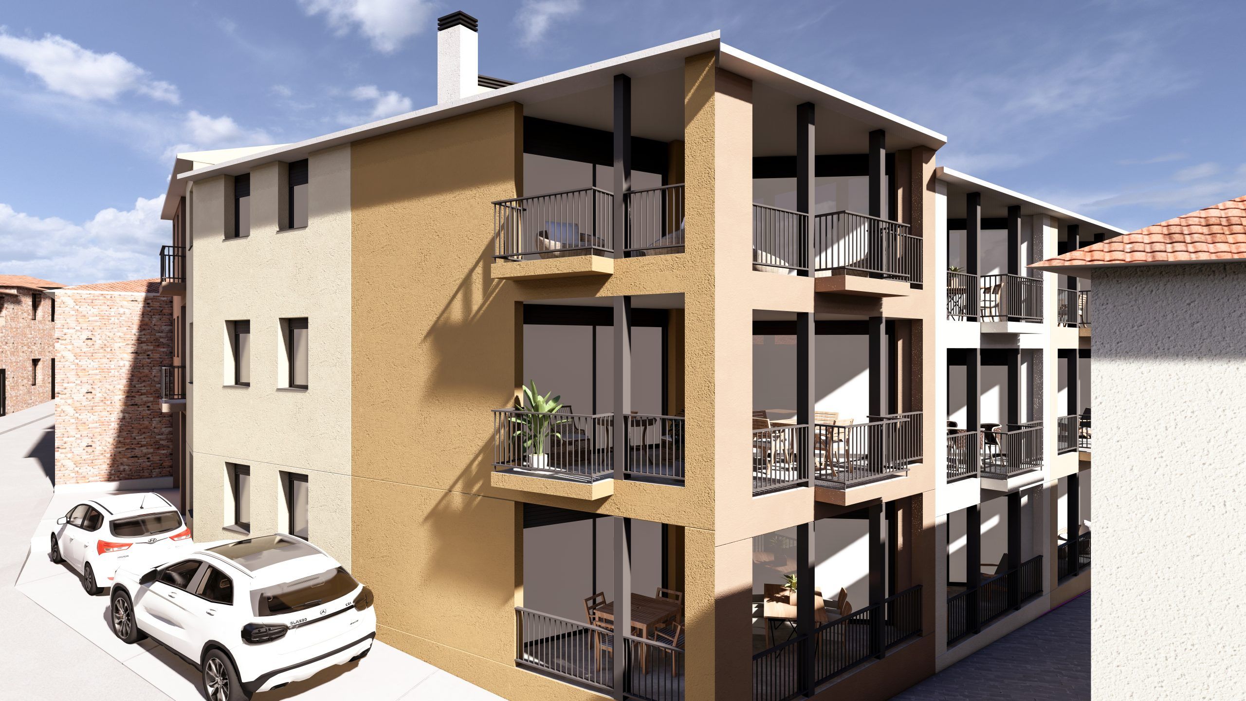 Exterior view of Flat for sale in Vacarisses