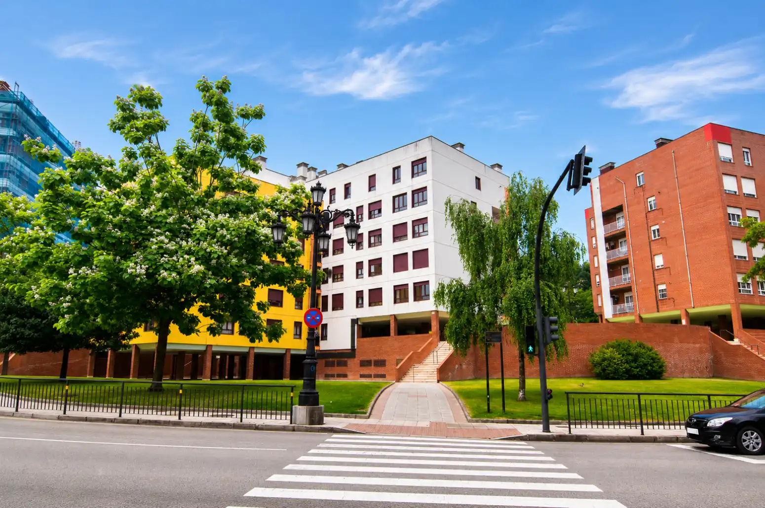 Exterior view of Flat for sale in Oviedo   with Heating, Parquet flooring and Terrace