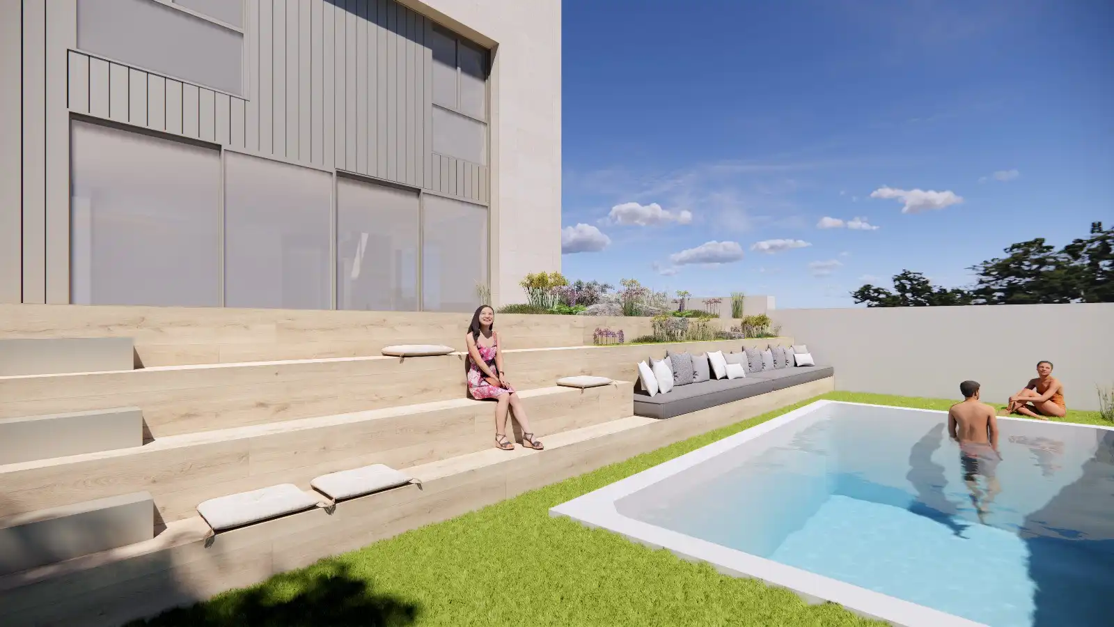 Piscina de Casa o xalet en venda en Castellar del Vallès amb Aire condicionat, Calefacció i Jardí privat