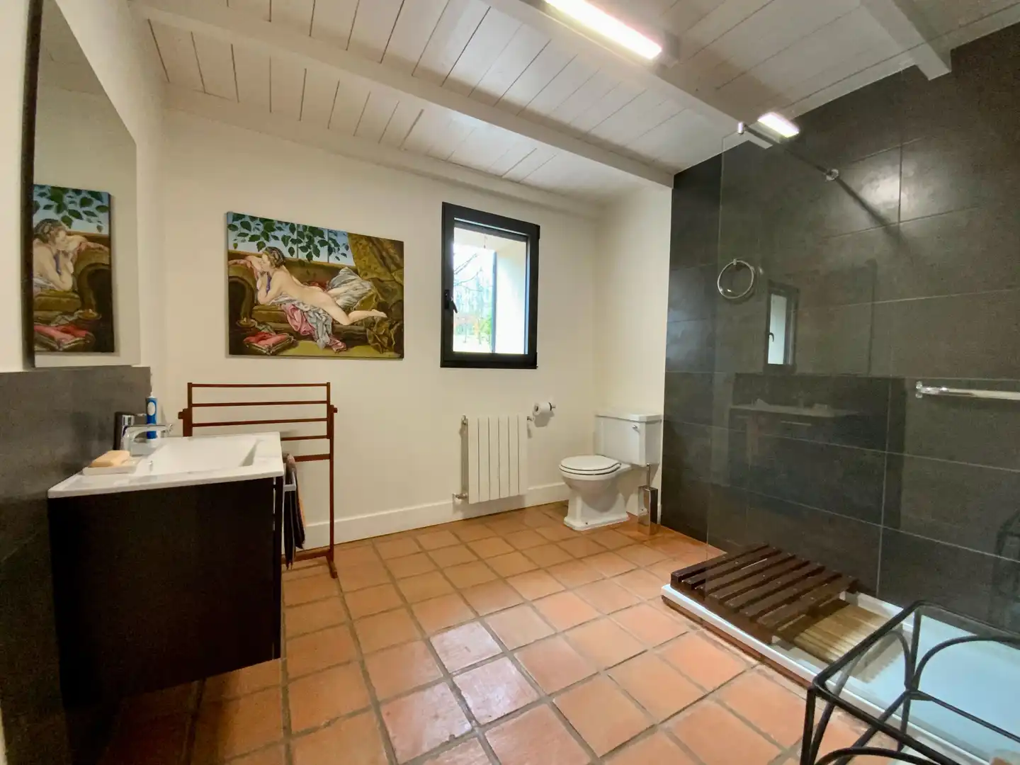 Baño de Casa o chalet en venta en Cuacos de Yuste con Aire acondicionado, Calefacción y Jardín privado