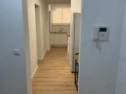 Kitchen of Flat for rent in  Valencia Capital  with Air Conditioner and Balcony