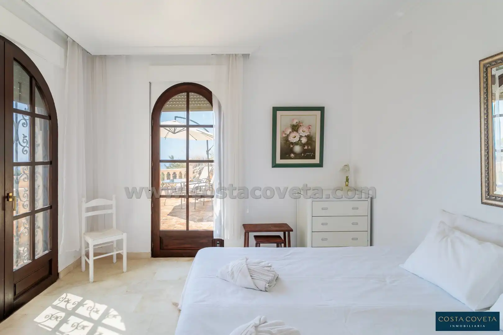 Bedroom of Houses for sale in El Campello  with Air Conditioner, Private garden and Terrace
