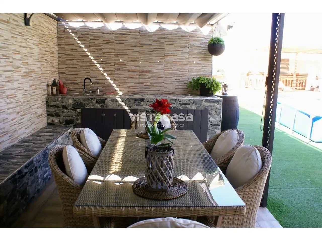 Terraza de Casa o chalet en venta en Carmona con Aire acondicionado, Calefacción y Jardín privado