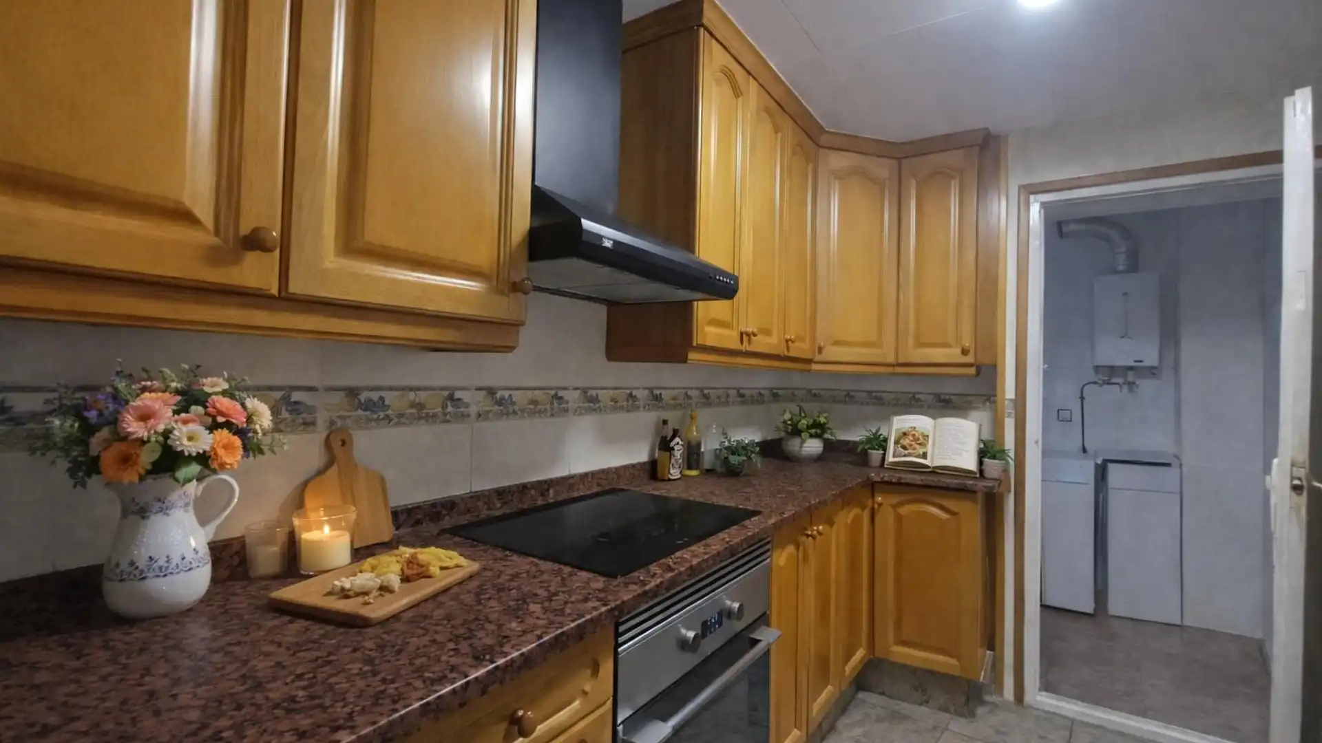 Kitchen of Flat for sale in Mataró  with Balcony
