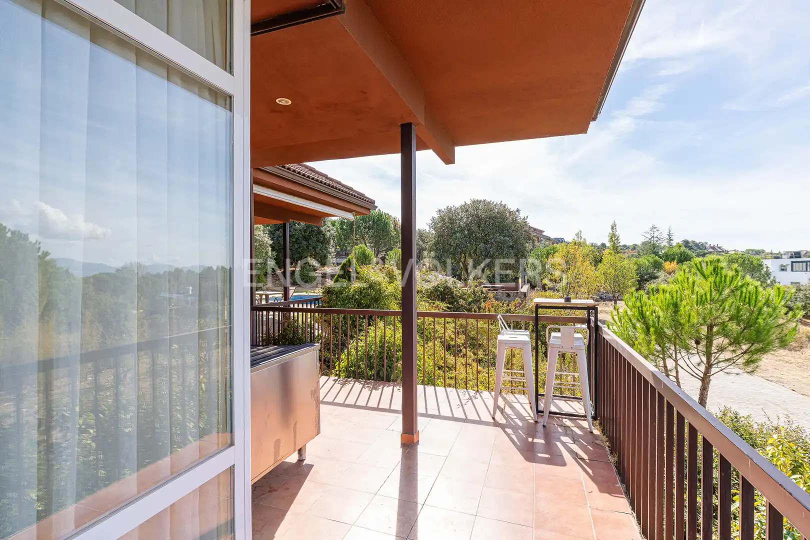 Terrassa de Casa o xalet en venda en Collado Villalba amb Aire condicionat, Calefacció i Jardí privat
