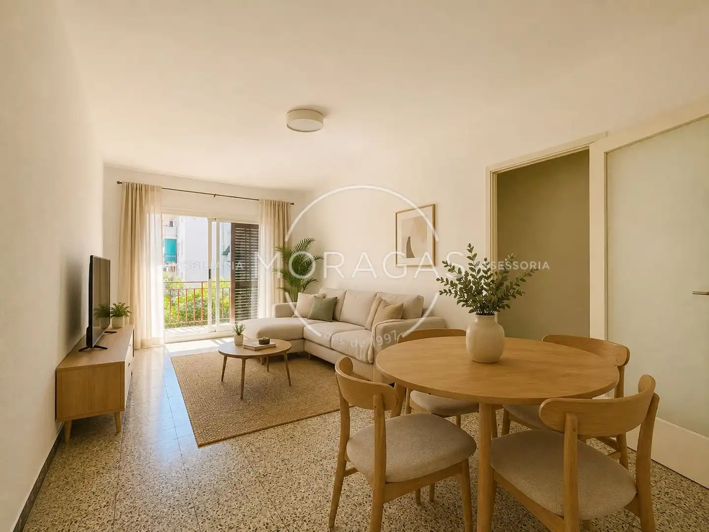 Vista exterior de Piso en venta en Granollers