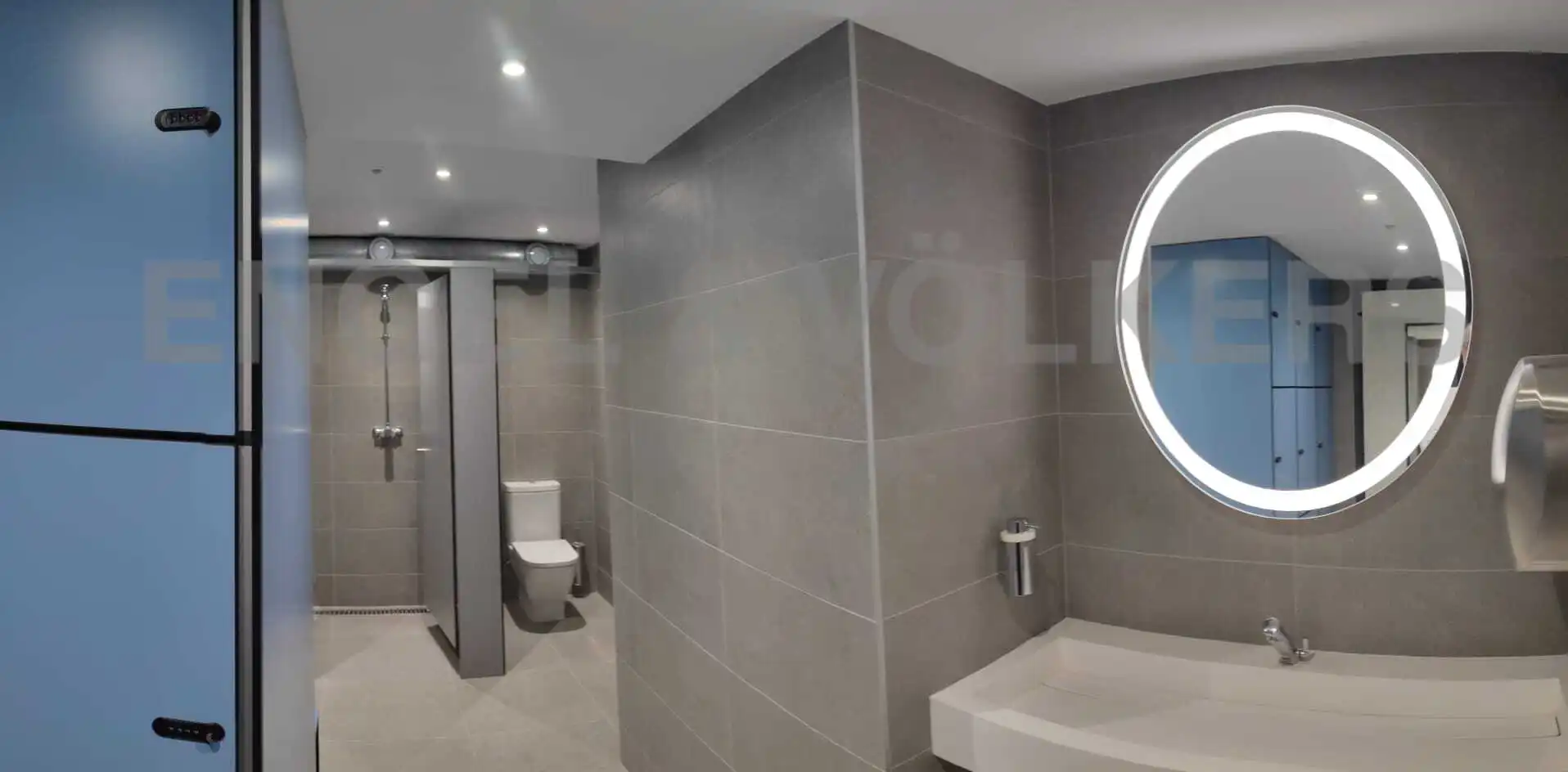 Baño de Oficina de alquiler en Badalona con Aire acondicionado y Terraza