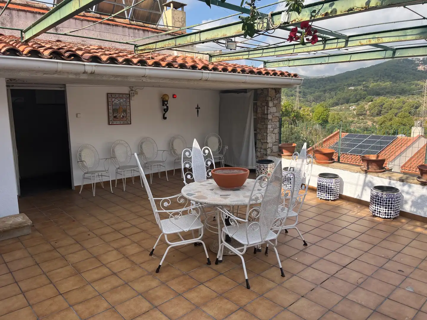 Terraza de Casa o chalet de alquiler en Castellar del Vallès con Calefacción, Trastero y Horno