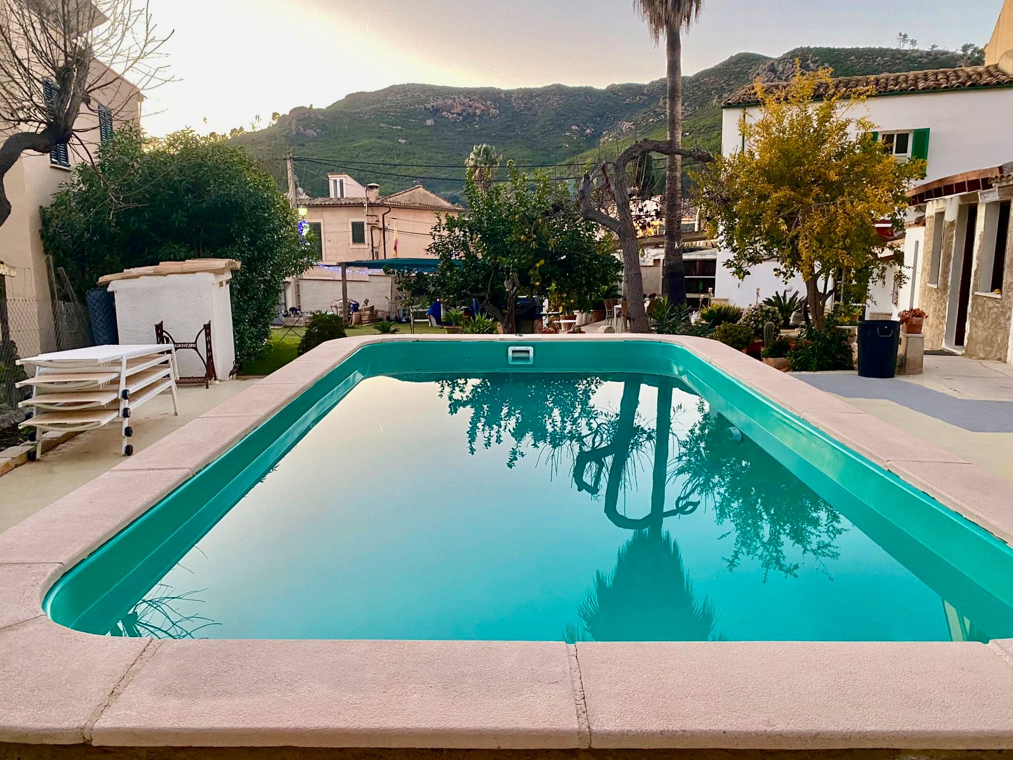 Swimming pool of House or chalet for sale in Andratx  with Air Conditioner, Heating and Private garden