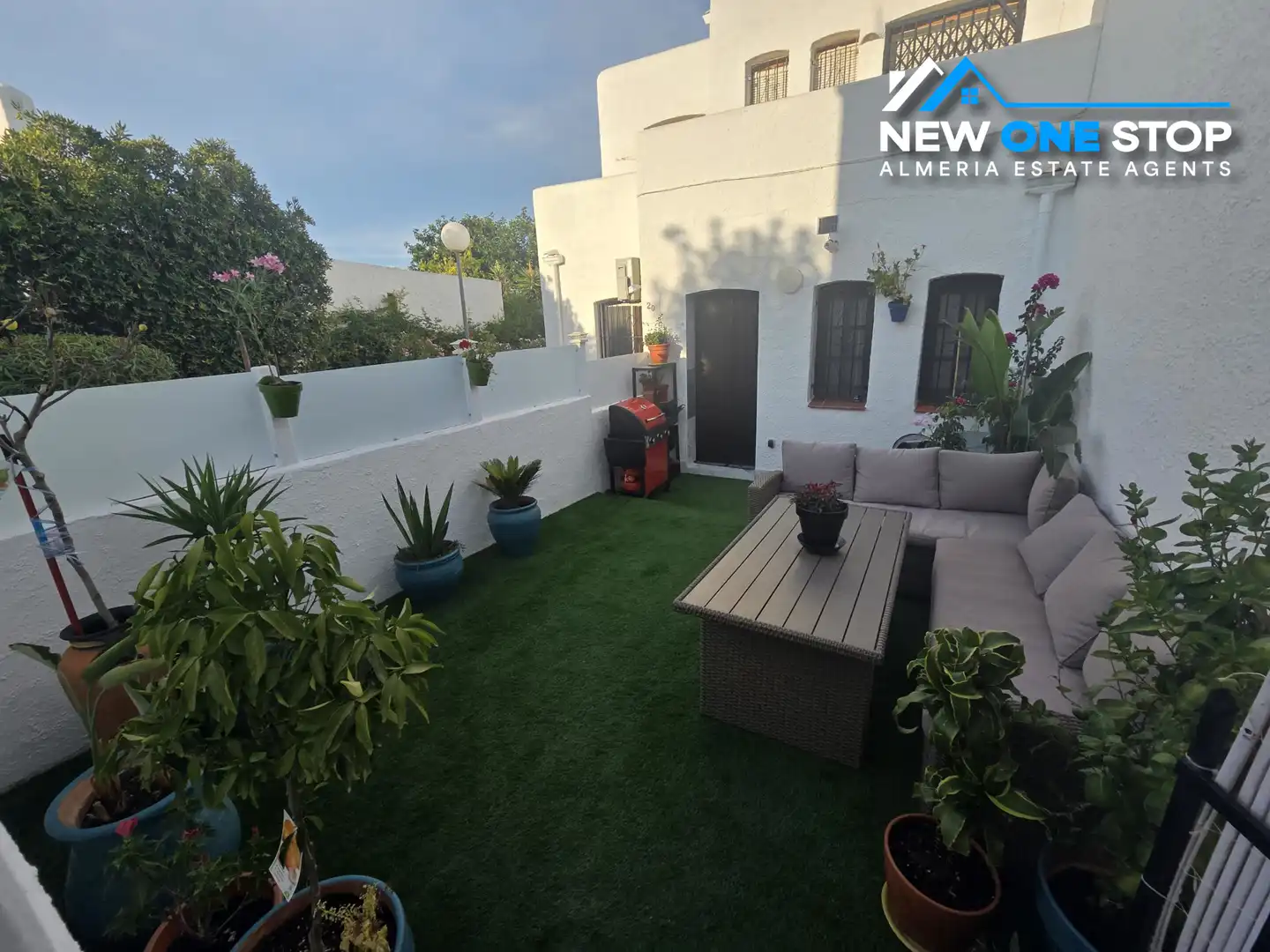 Terrassa de Apartament en venda en Mojácar amb Aire condicionat, Calefacció i Jardí privat