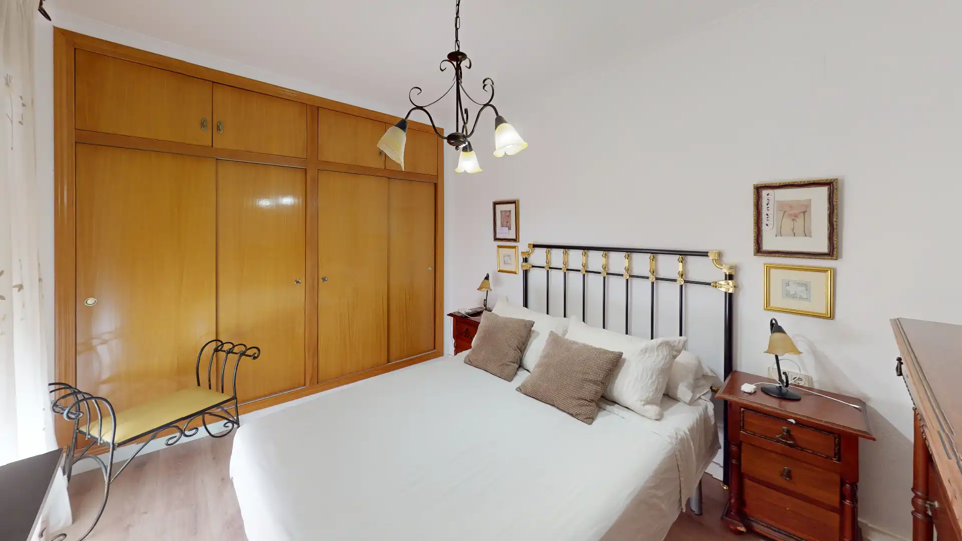 Schlafzimmer von Wohnung zum Verkauf in Sant Joan d'Alacant mit Klimaanlage und Ofen