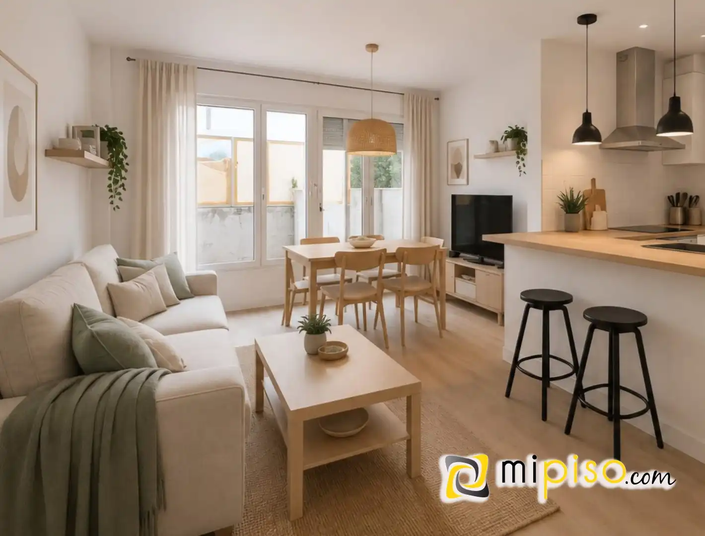 Sala de estar de Piso en venta en Santoña con Piscina y Balcón