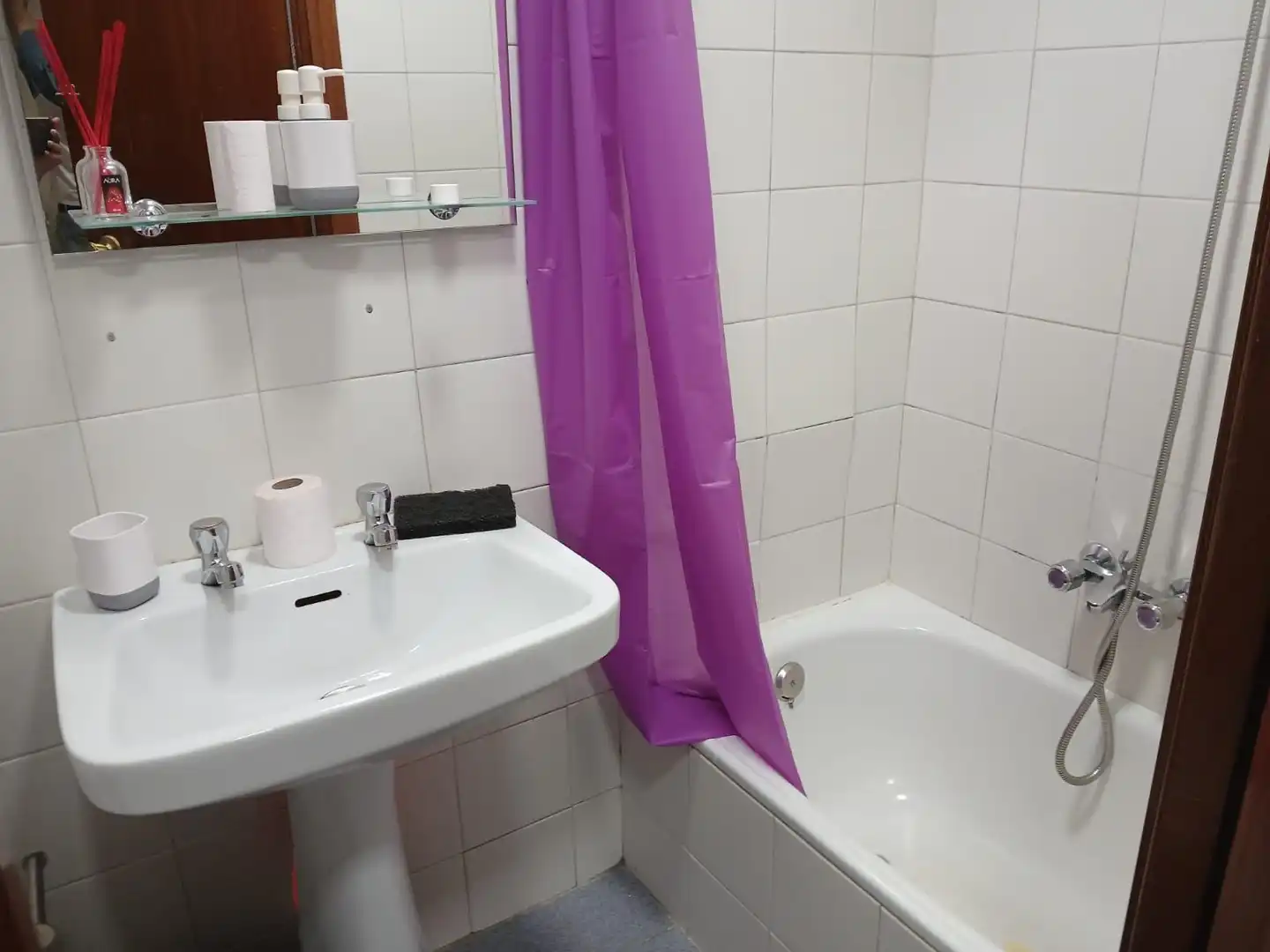 Bany de Pis de lloguer en Cáceres amb Calefacció i Moblat