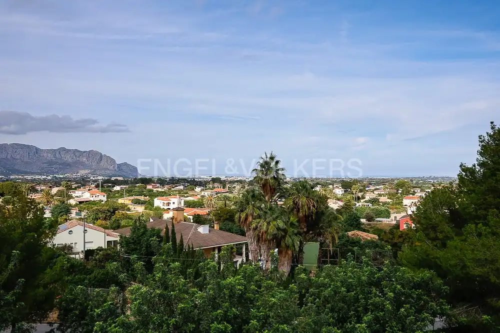 Vista exterior de Casa o xalet en venda en Pedreguer amb Aire condicionat, Calefacció i Jardí privat