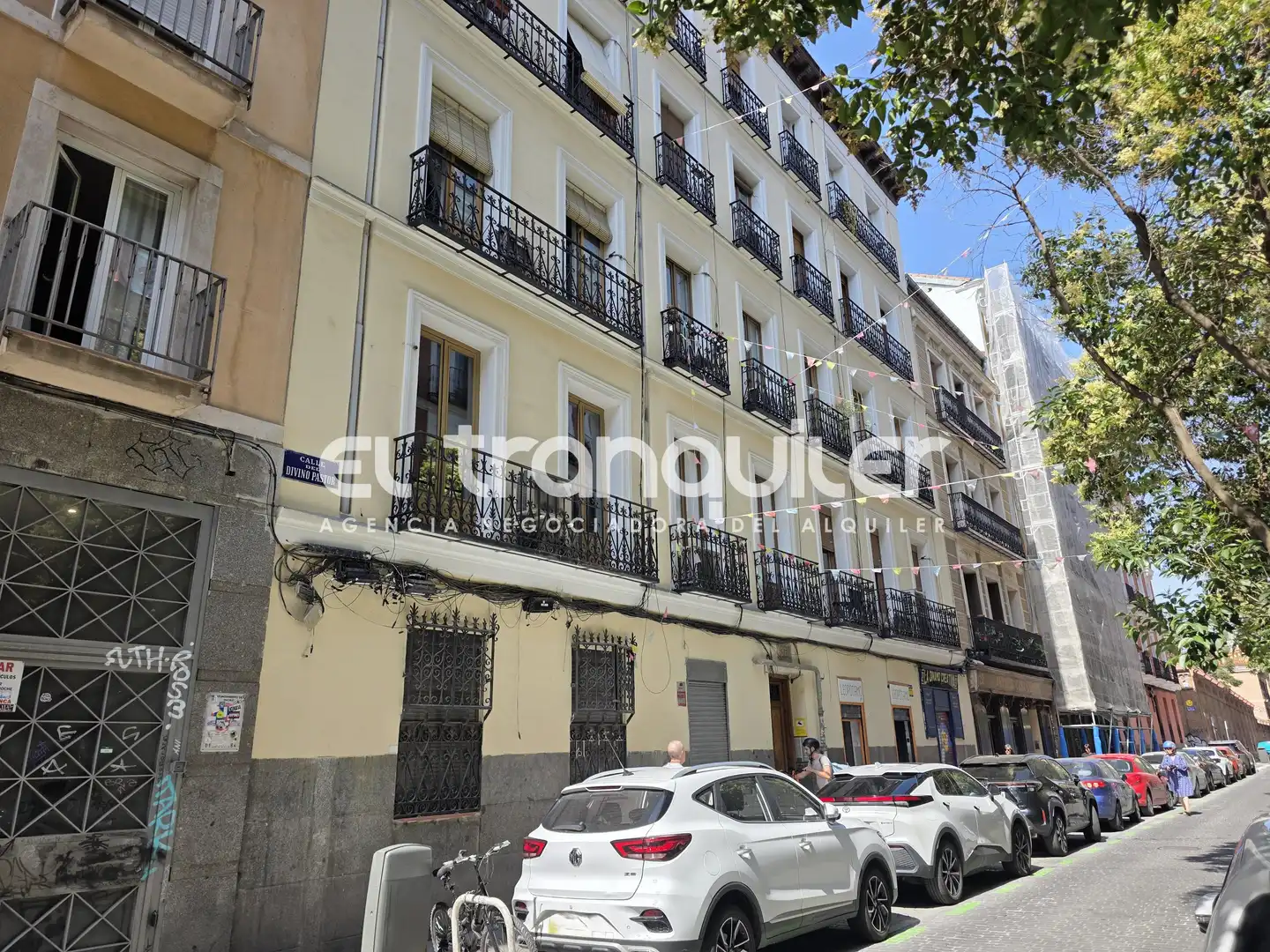 Vista exterior de Pis de lloguer en Madrid amb Aire condicionat, Moblat i Rentadora