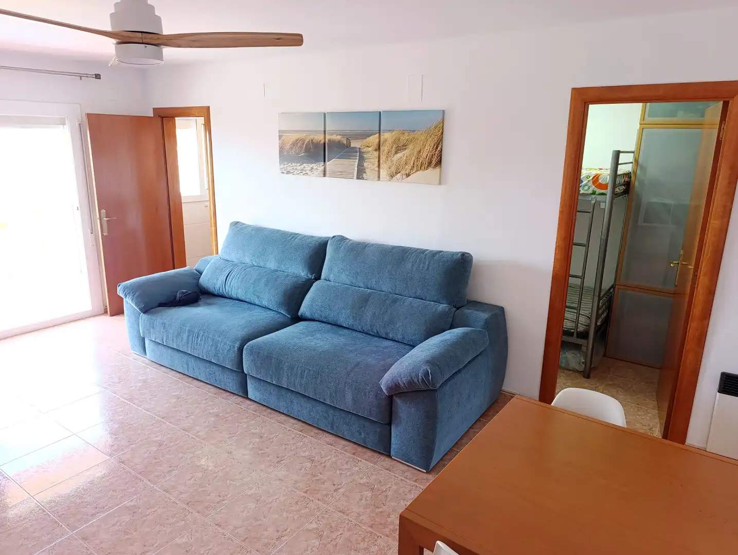 Sala de estar de Piso en venta en Malgrat de Mar con Calefacción, Terraza y Horno