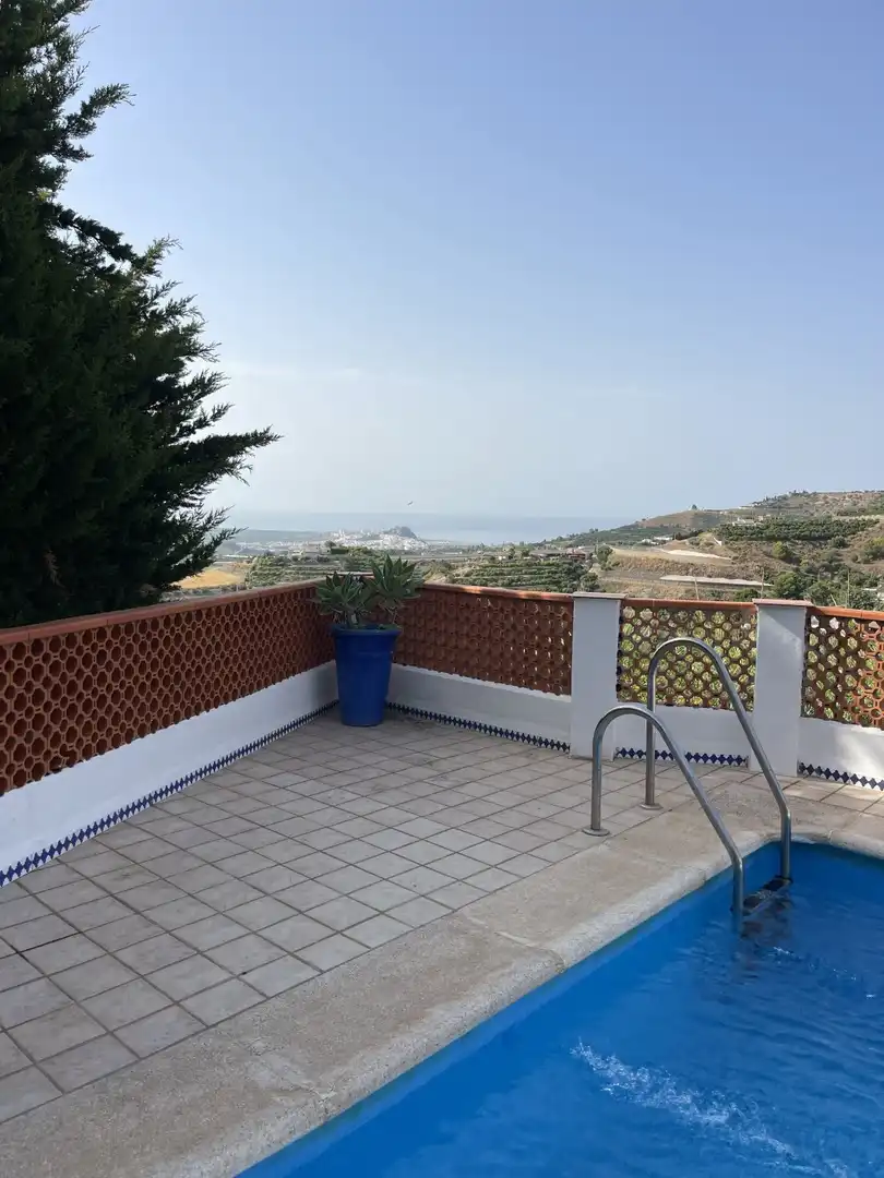 Terrassa de Finca rústica en venda en Salobreña amb Piscina