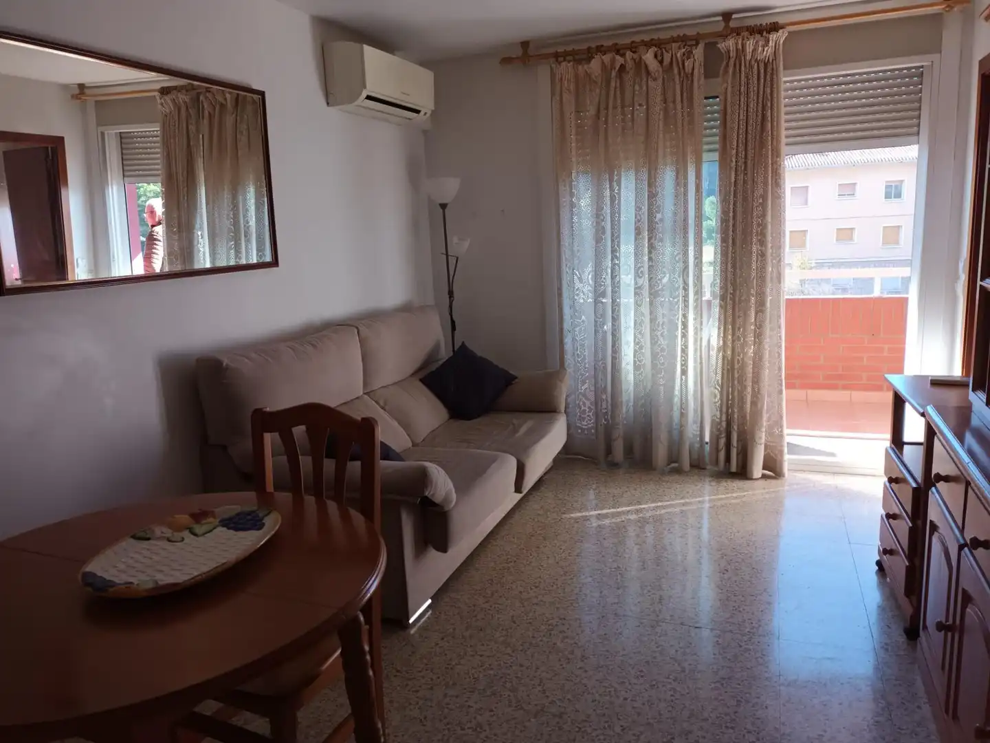 Sala de estar de Piso en venta en Figueres con Aire acondicionado, Calefacción y Terraza