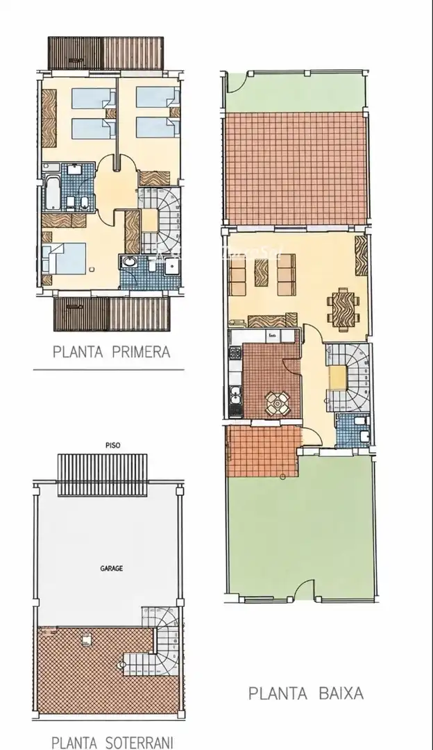 Casa aparellada amb piscina en venda a BERNA, imagen 41