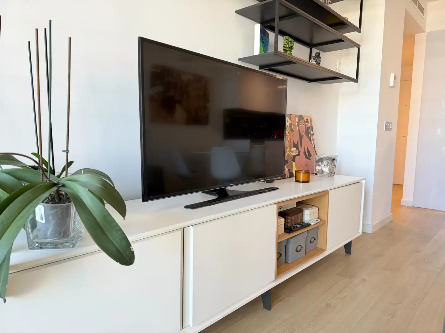 Sala de estar de Piso en venta en Badalona con Balcón y Piscina comunitaria