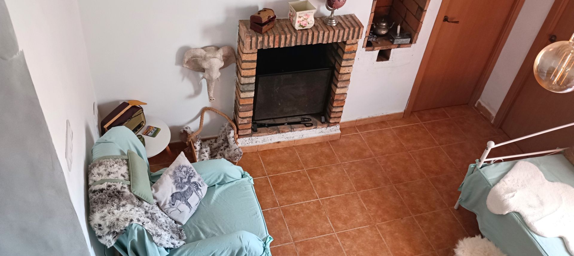 Sala d'estar de Finca rústica en venda en Cartagena amb Aire condicionat, Calefacció i Jardí privat