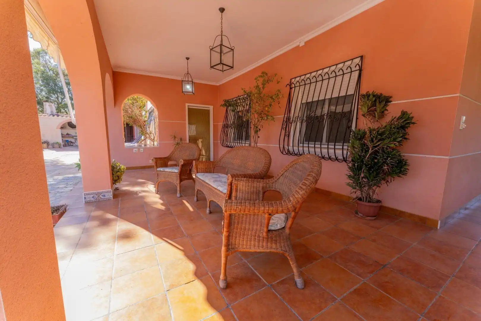 Terraza de Casa o chalet en venta en Elche / Elx con Jardín privado, Terraza y Piscina
