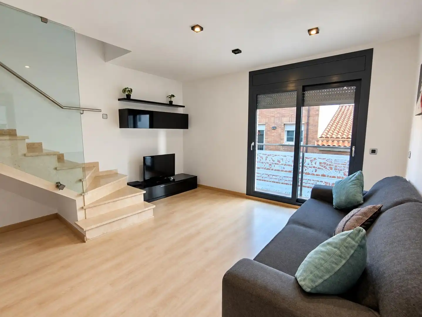 Sala d'estar de Àtic en venda en Poblenou  