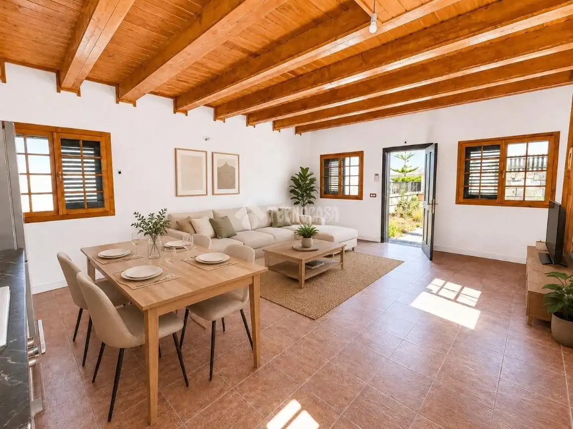 Sala d'estar de Casa o xalet en venda en Candelaria amb Terrassa i Alarma