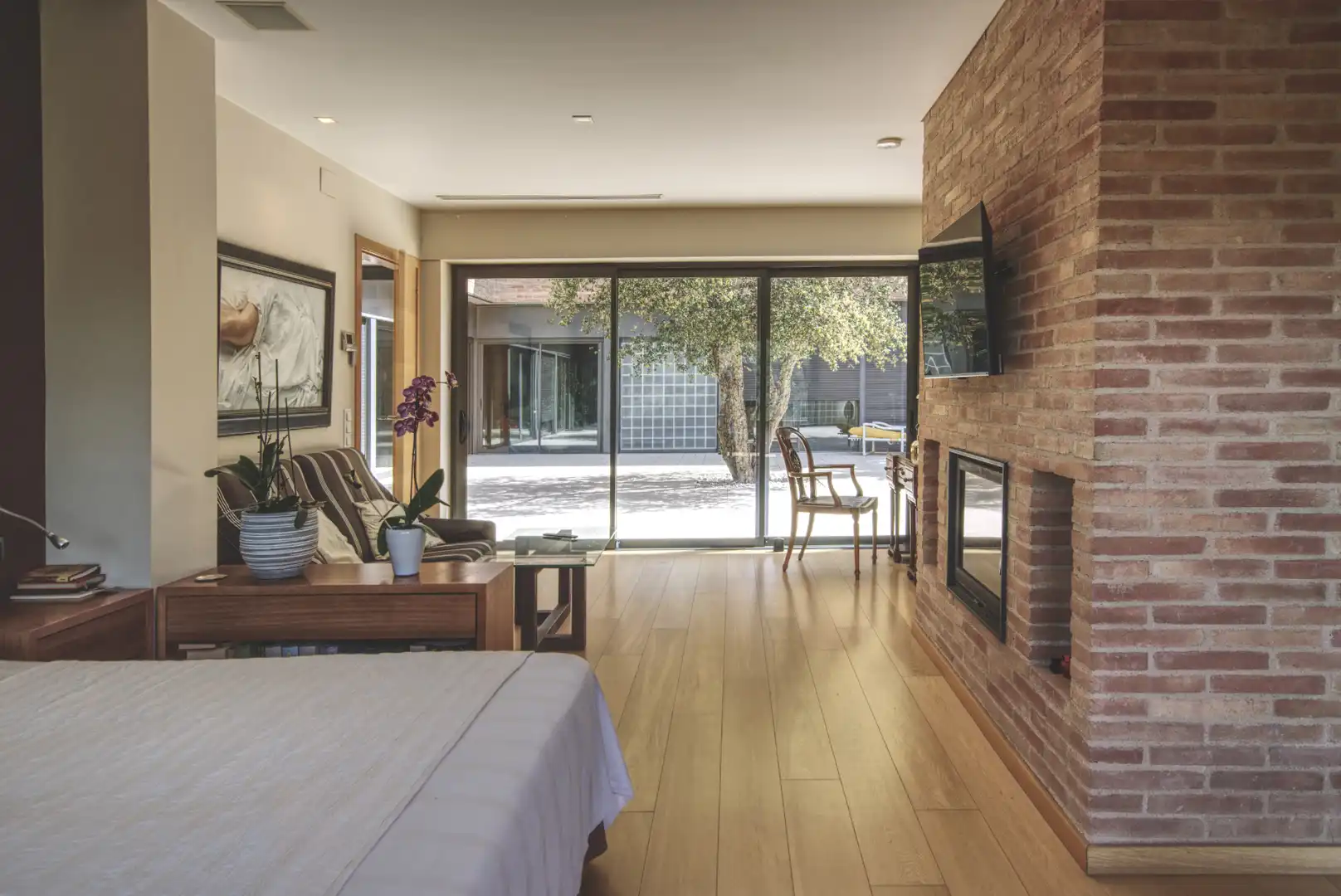 Wohnzimmer von Haus oder Chalet zum Verkauf in Sant Cugat del Vallès mit Klimaanlage, Heizung und Privatgarten