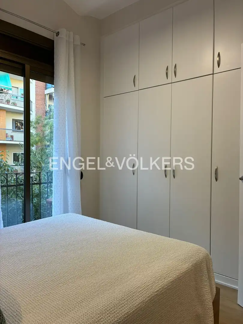 Terraza de Piso de alquiler en Barcelona con Aire acondicionado, Calefacción y Parquet