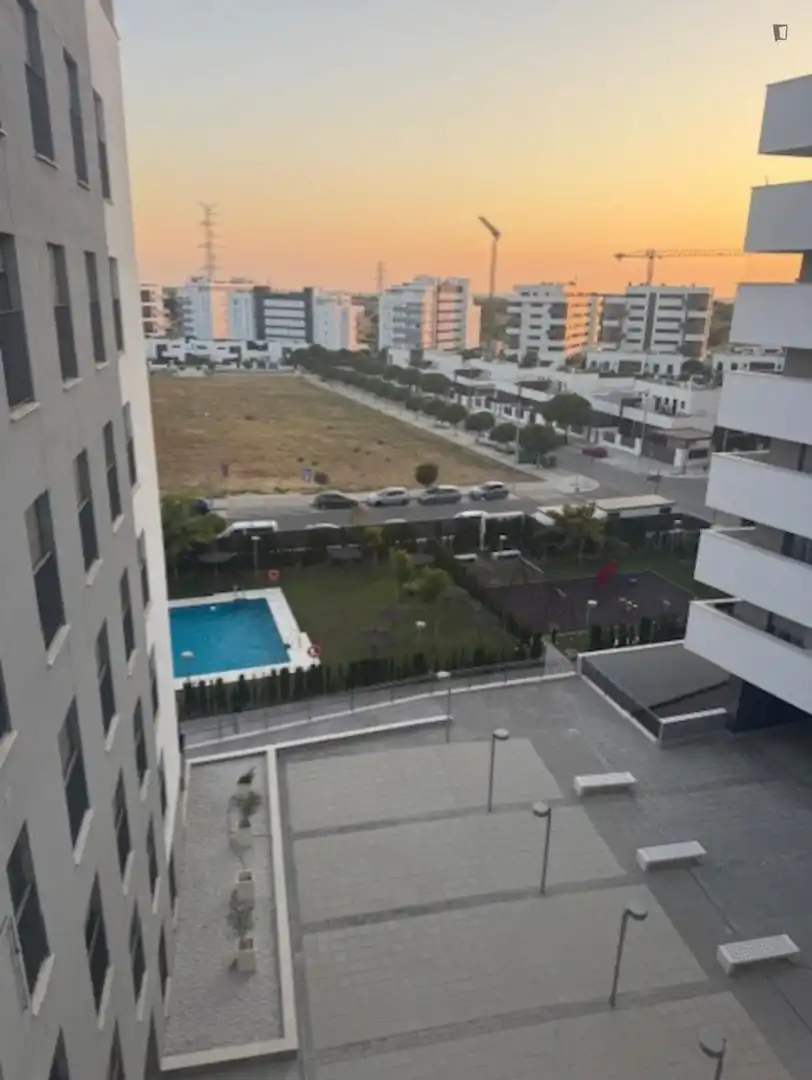 Piscina de Apartamento de alquiler en Dos Hermanas con Aire acondicionado, Calefacción y Amueblado