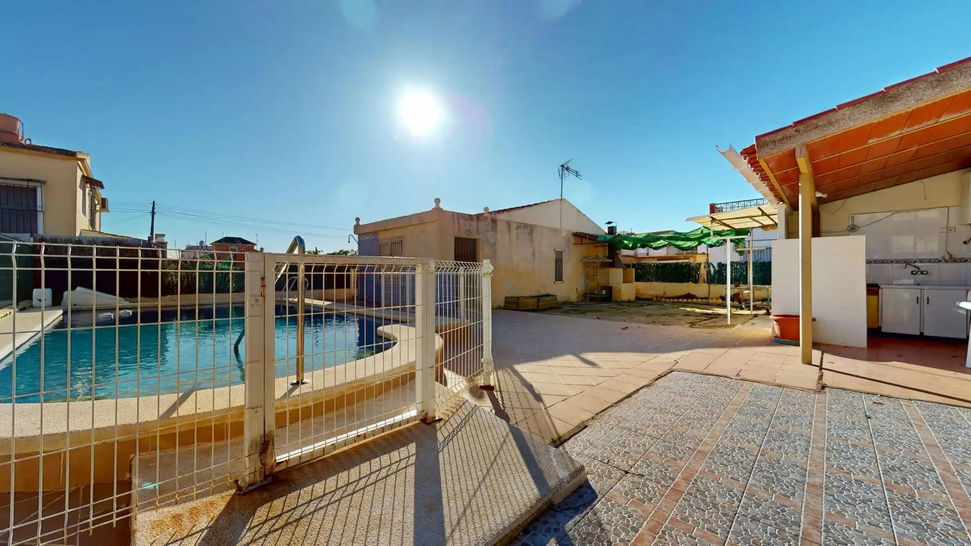 Piscina de Casa o xalet en venda en Cartagena amb Jardí privat, Terrassa i Piscina