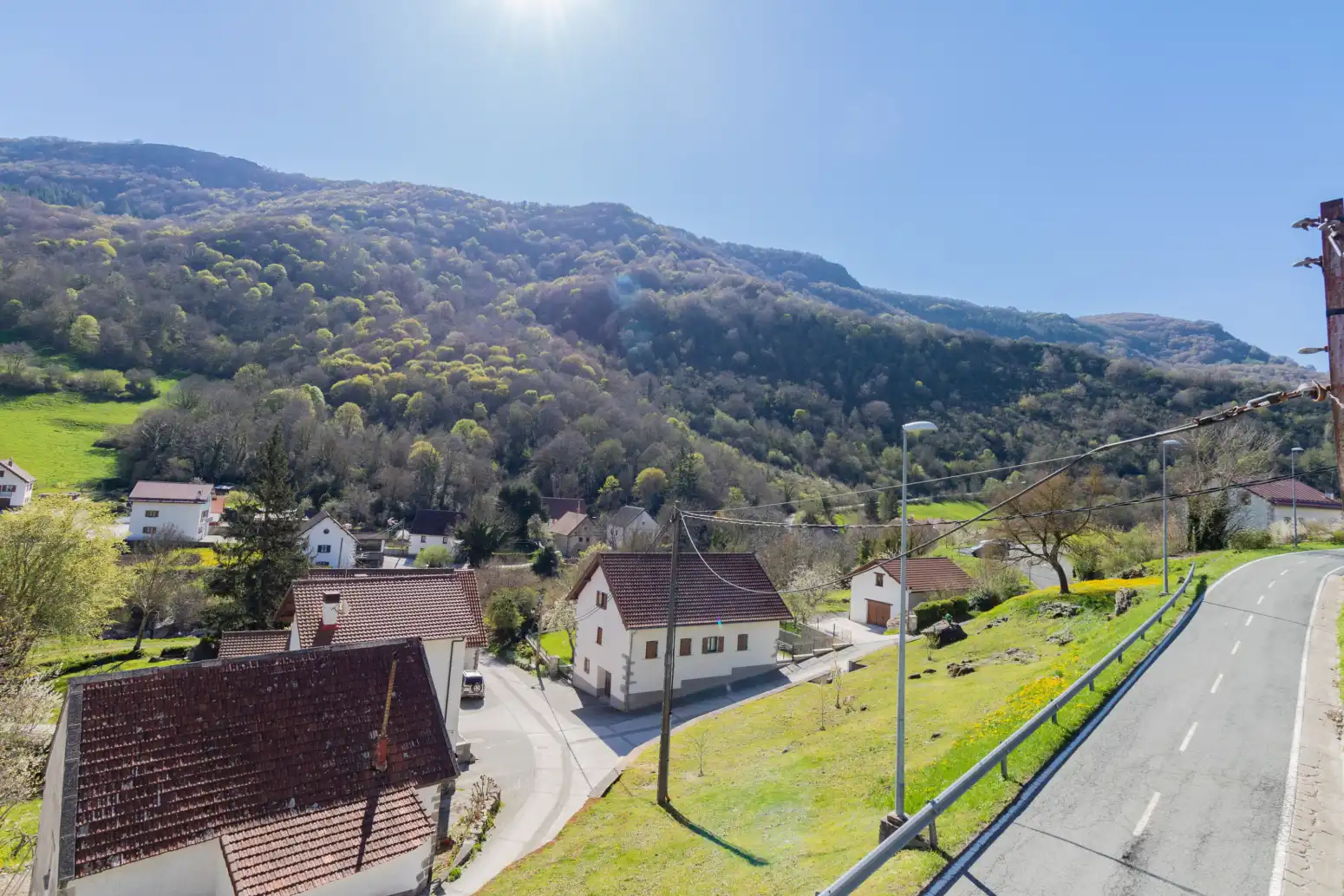 Vista exterior de Casa adosada en venta en Orbaitzeta con Calefacción, Jardín privado y Balcón