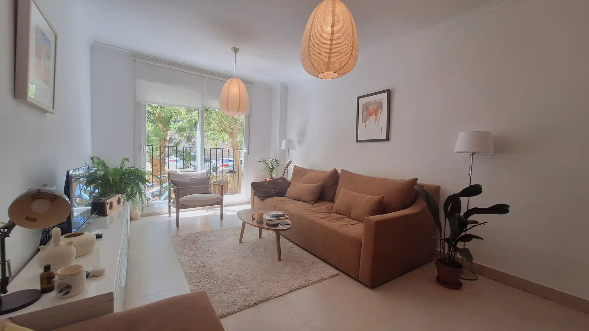 Living room of Flat for sale in Jávea / Xàbia  with Air Conditioner, Terrace and Swimming Pool