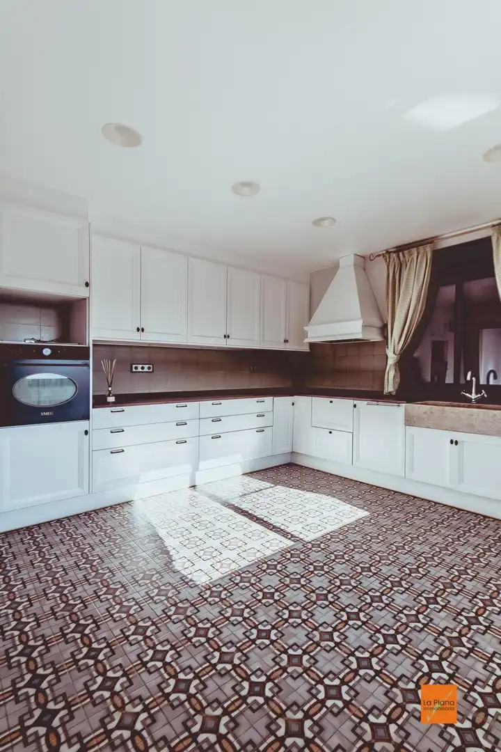 Cocina de Casa o chalet en venta en Santa Bàrbara con Calefacción, Jardín privado y Parquet