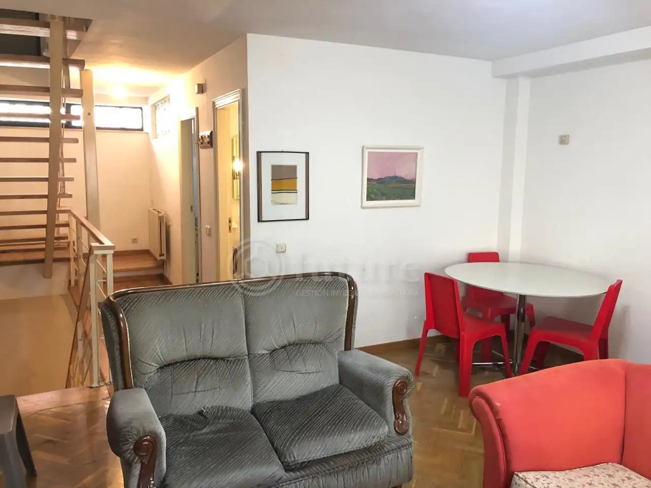 Living room of Duplexes for rent in Salamanca  with Heating, Parquet flooring and Storage room