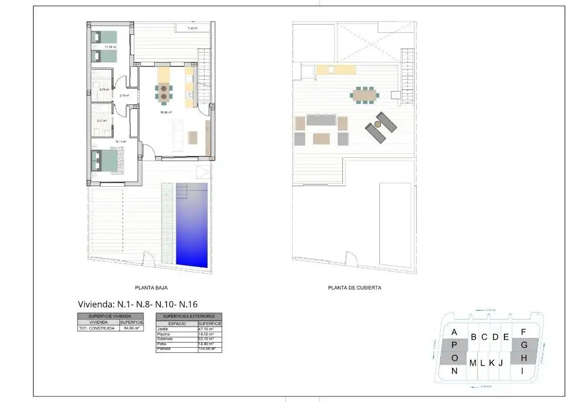 Casa o xalet en venda en Torre-Pacheco amb Jardí privat, Terrassa i Piscina