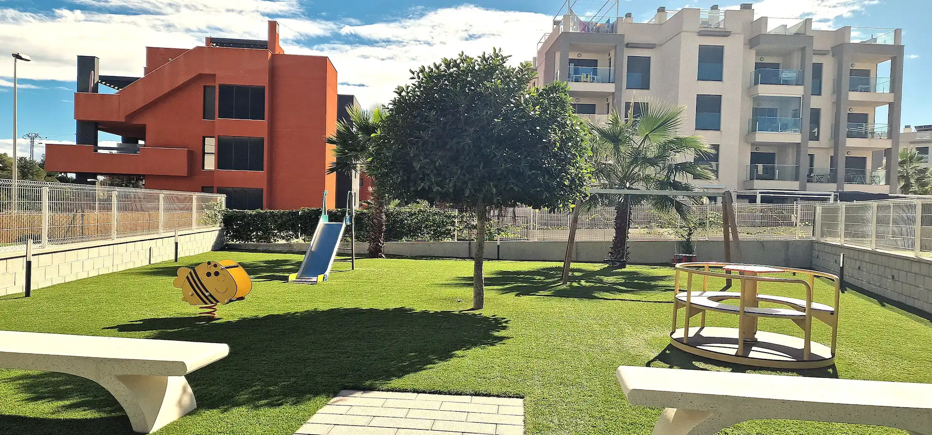 Jardín de Apartamento de alquiler en Orihuela con Aire acondicionado, Calefacción y Terraza