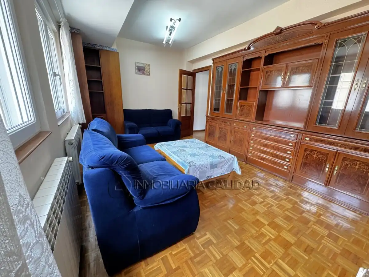 Living room of Flat for rent in Burgos  with Heating, Terrace and Furnished