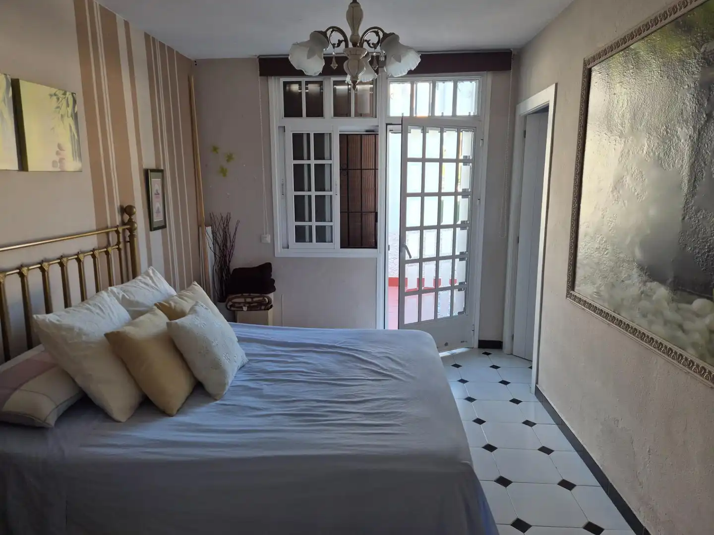 Dormitori de Casa adosada en venda en El Puerto de Santa María amb Aire condicionat, Terrassa i Piscina comunitària
