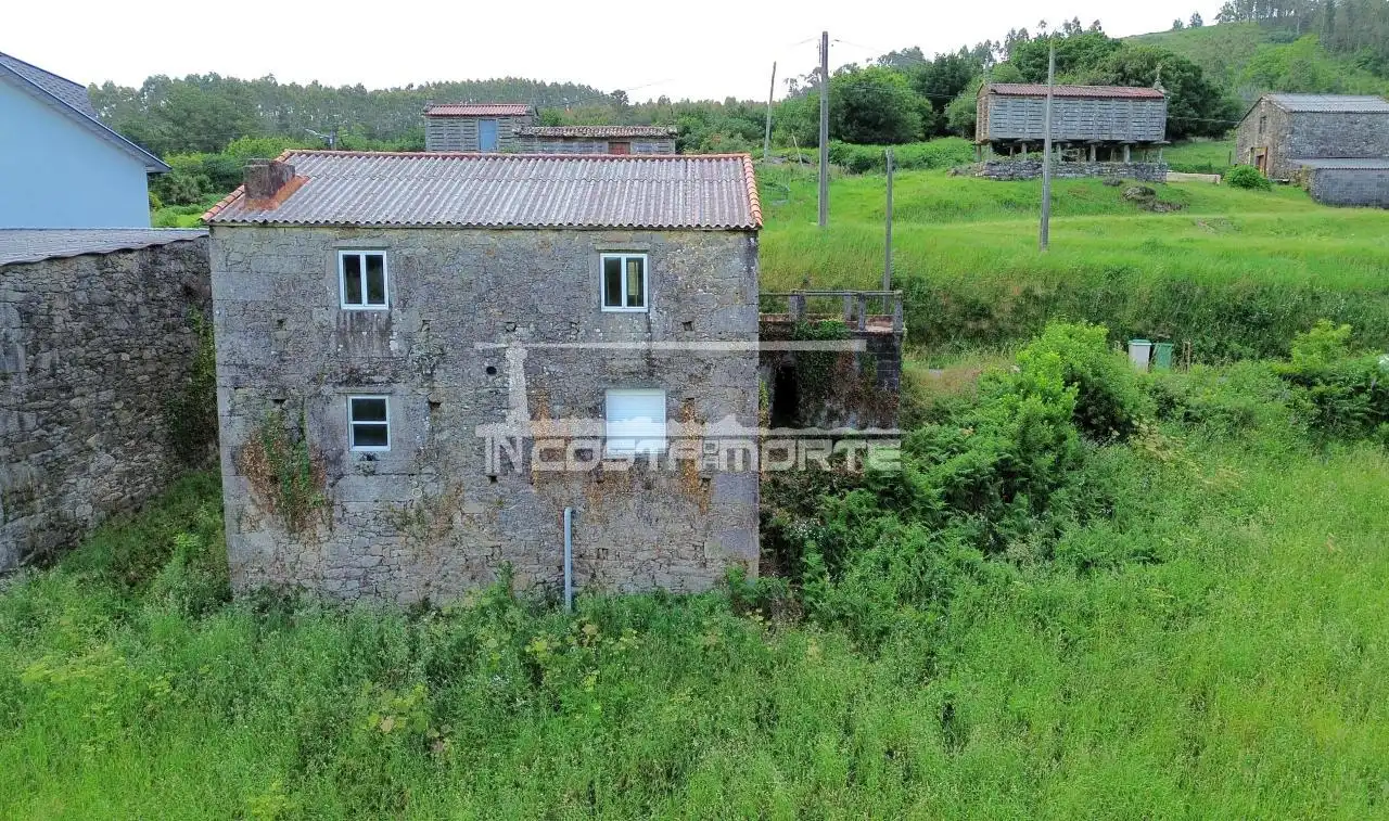 Vista exterior de Casa o chalet en venta en Dumbría con Jardín privado