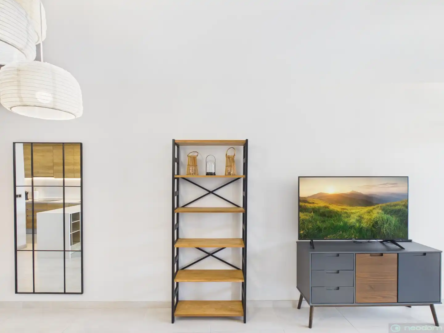 Wohnzimmer von Wohnung zur Miete in Benidorm mit Klimaanlage, Heizung und Terrasse