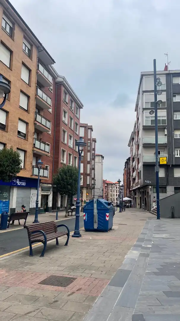 Exterior view of Flat for sale in Portugalete  with Heating, Storage room and Furnished