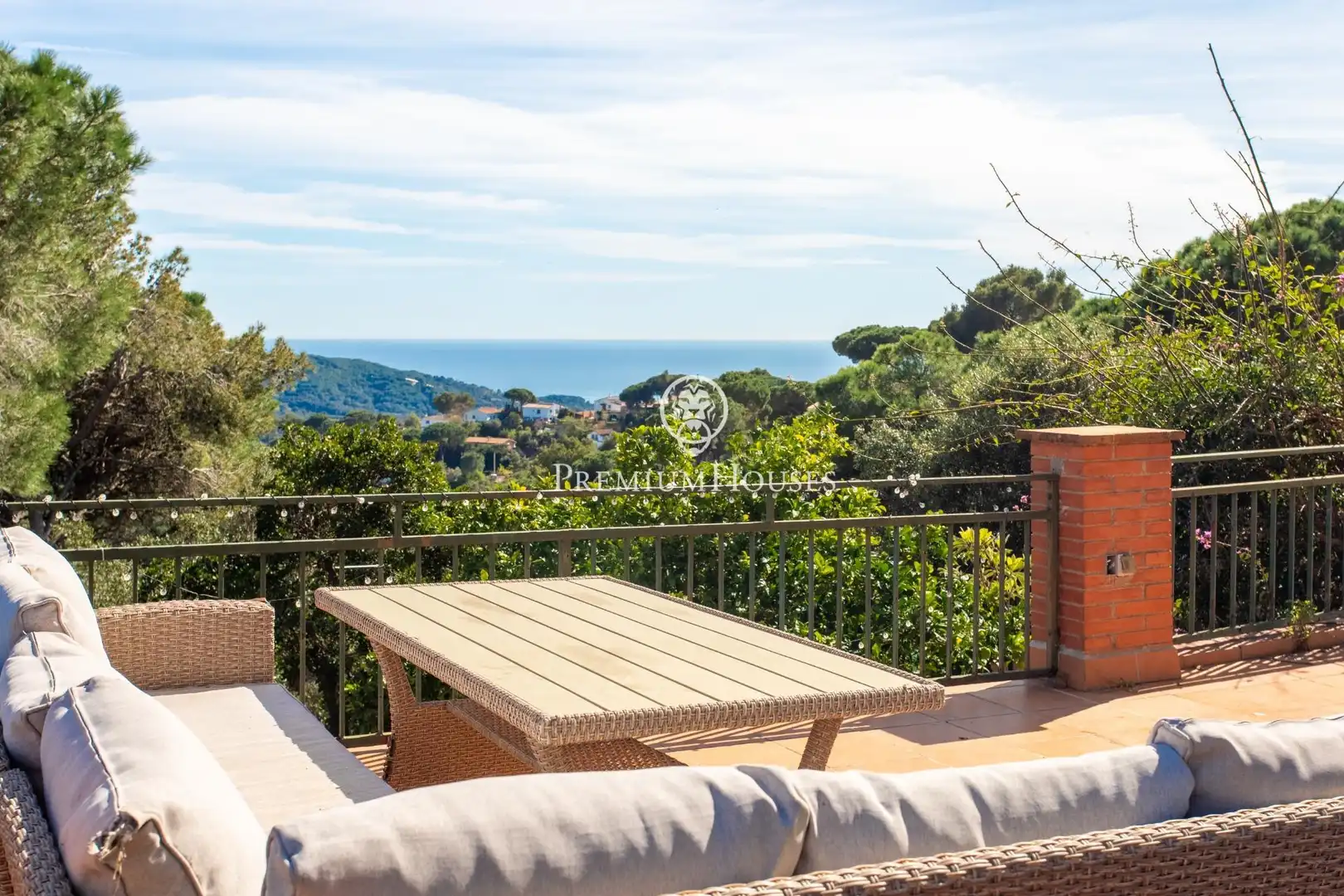 Terraza de Casa o chalet de alquiler en Sant Cebrià de Vallalta con Aire acondicionado, Calefacción y Terraza